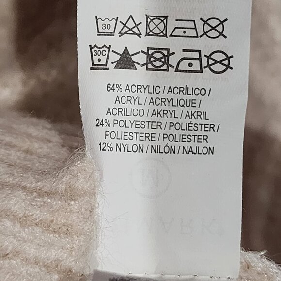 Mock Neck Cropped Cable Knit Sweater Academia - Picture 7 of 7